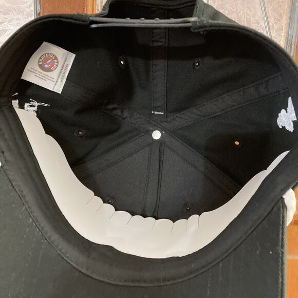 Grateful Dead Snapback Hat New Adjustable OSFM Black Skeleton Baseball Cap - Picture 6 of 7